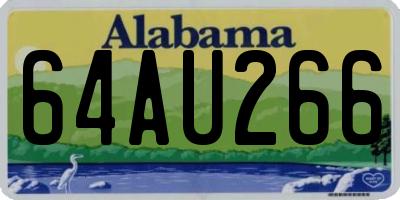 AL license plate 64AU266
