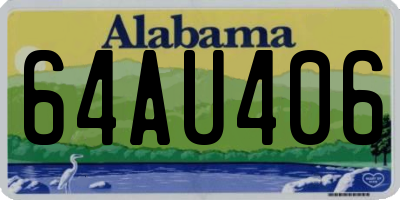 AL license plate 64AU406