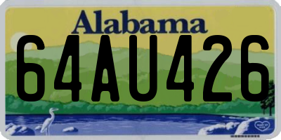 AL license plate 64AU426