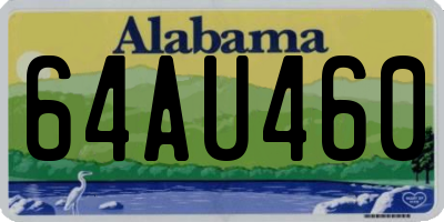 AL license plate 64AU460