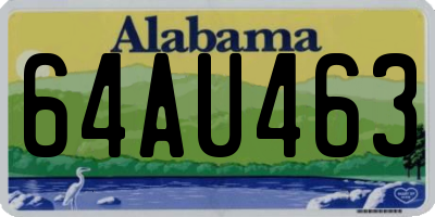 AL license plate 64AU463