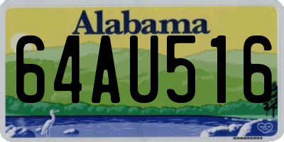 AL license plate 64AU516