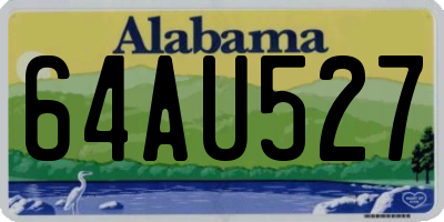 AL license plate 64AU527