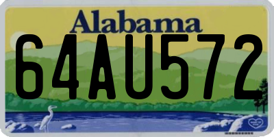 AL license plate 64AU572