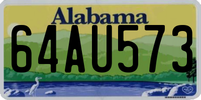 AL license plate 64AU573