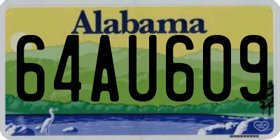 AL license plate 64AU609