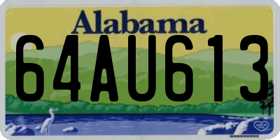AL license plate 64AU613