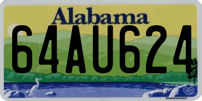 AL license plate 64AU624