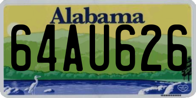 AL license plate 64AU626