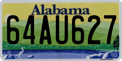 AL license plate 64AU627