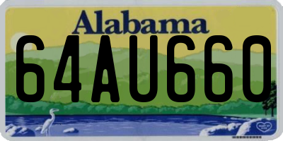 AL license plate 64AU660