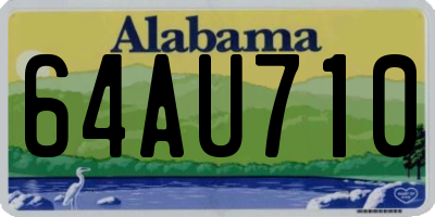 AL license plate 64AU710