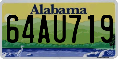 AL license plate 64AU719