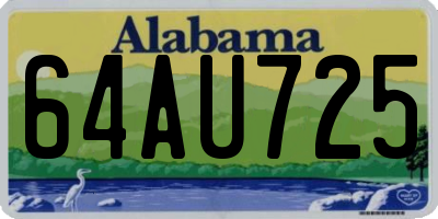 AL license plate 64AU725