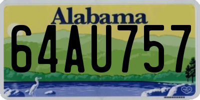 AL license plate 64AU757