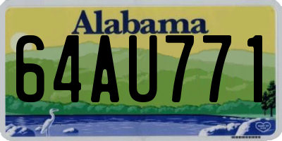 AL license plate 64AU771