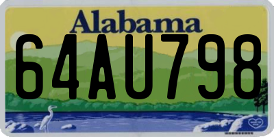 AL license plate 64AU798