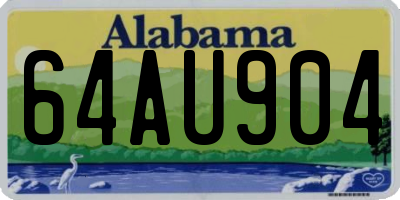 AL license plate 64AU904