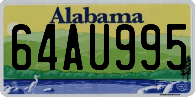 AL license plate 64AU995