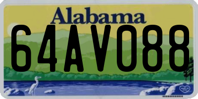 AL license plate 64AV088