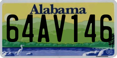 AL license plate 64AV146