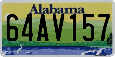AL license plate 64AV157