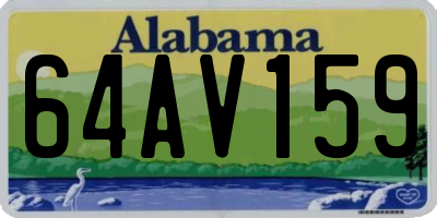AL license plate 64AV159