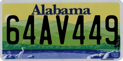AL license plate 64AV449