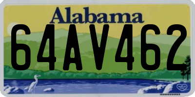 AL license plate 64AV462