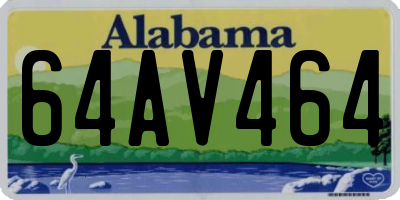 AL license plate 64AV464