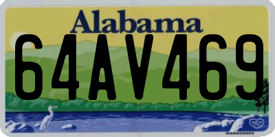 AL license plate 64AV469
