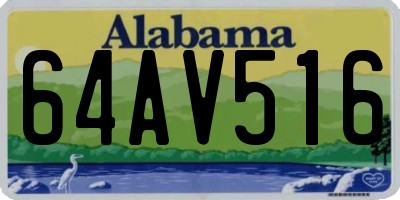 AL license plate 64AV516
