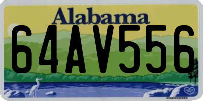 AL license plate 64AV556