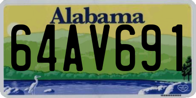 AL license plate 64AV691