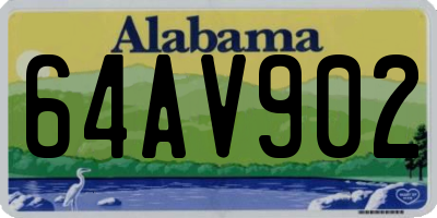 AL license plate 64AV902