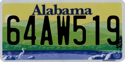AL license plate 64AW519
