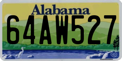 AL license plate 64AW527