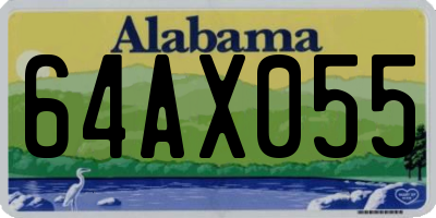 AL license plate 64AX055