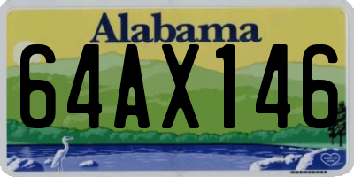 AL license plate 64AX146