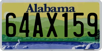 AL license plate 64AX159