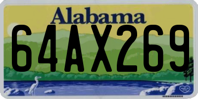 AL license plate 64AX269