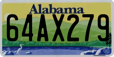 AL license plate 64AX279