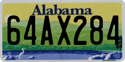 AL license plate 64AX284