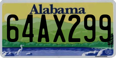 AL license plate 64AX299