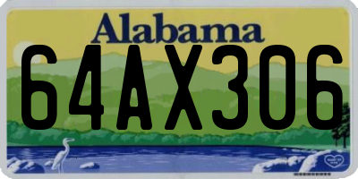 AL license plate 64AX306
