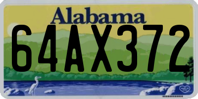 AL license plate 64AX372