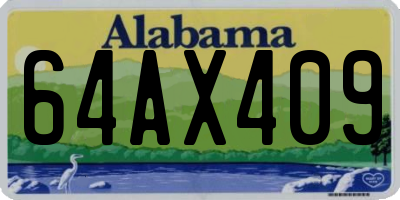 AL license plate 64AX409