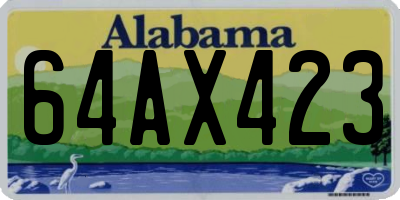 AL license plate 64AX423