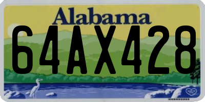 AL license plate 64AX428