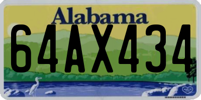 AL license plate 64AX434